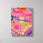 Abstracte Kunst: Hemelse Droomwereld Canvas Afdruk (Voorkant)