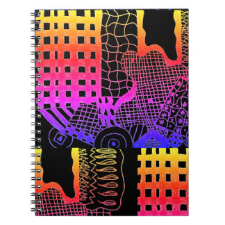 abstracte kunst "Het leven in mijn ogen" Notitieboek