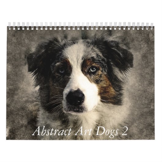 Abstracte Kunst Honden 2 Kalender (Hoes)