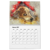 Abstracte Kunst Honden Kalender (Feb 2027)