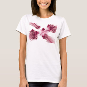 ABSTRACTE KUNST HONINGRAAT PATROON B LOEMEN ONTWER T-SHIRT