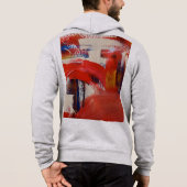 Abstracte Kunst Hoodie (Achterkant)
