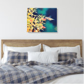 Abstracte kunst Hummingbird Floral Canvas Art Prin (Insitu (Slaapkamer))