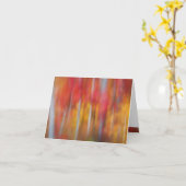 Abstracte kunst in de herfst kaart (Gele Bloem)