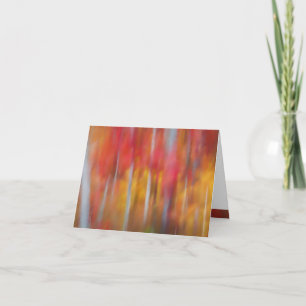 Abstracte kunst in de herfst kaart
