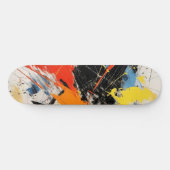 Abstracte Kunst in Kleur Persoonlijk Skateboard (Horizontaal)