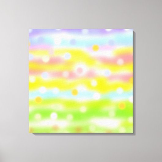 Abstracte kunst in meerkleurige tinten canvas afdruk (Voorkant)