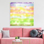 Abstracte kunst in meerkleurige tinten canvasprint canvas afdruk (Insitu (Woonkamer))