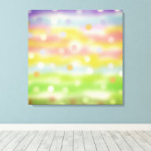 Abstracte kunst in meerkleurige tinten canvasprint canvas afdruk (Insitu (Houten vloer))