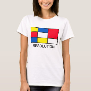 Abstracte kunst in Mondrian-stijl T-shirt