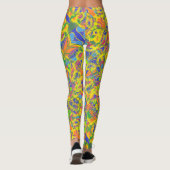 abstracte kunst Indiase leggings (Achterkant)