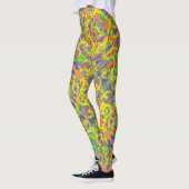 abstracte kunst Indiase leggings (Links)