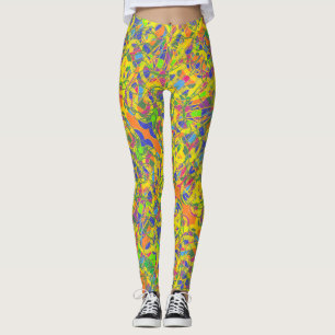 abstracte kunst Indiase leggings