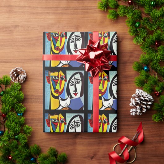 Abstracte Kunst Inpakpapier (Feestdagen Geschenken)
