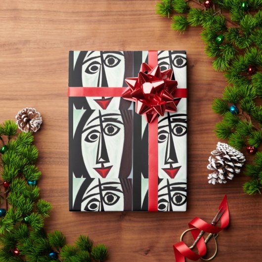 Abstracte Kunst Inpakpapier (Feestdagen Geschenken)