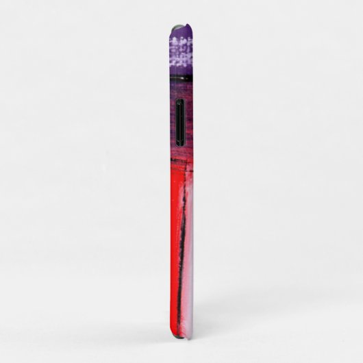 Abstracte Kunst IPhone hoes (Achterkant/rechts)
