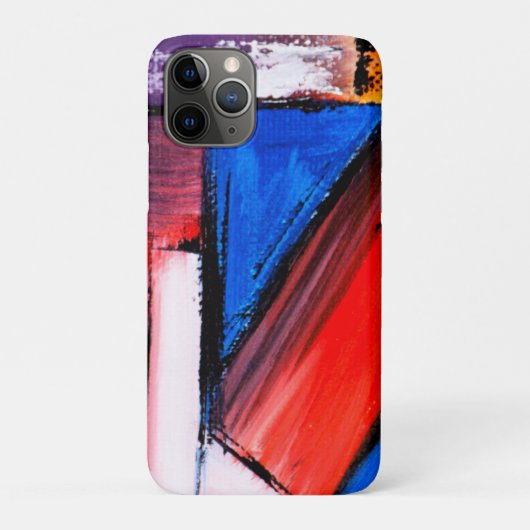 Abstracte Kunst IPhone hoes (Achterkant)