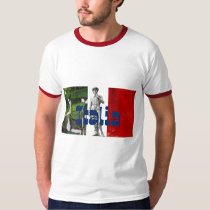  abstracte kunst Italië & Michelangelo's David T-shirt