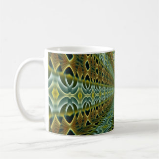Abstracte kunst - Kaleidoscoop patroon 05 Koffiemok