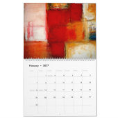 Abstracte kunst kalender (Feb 2027)