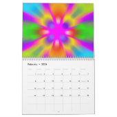 Abstracte kunst kalender (Feb 2026)