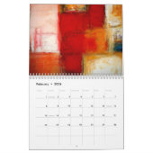 Abstracte kunst kalender (Feb 2026)