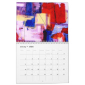 Abstracte kunst kalender (Jan 2026)