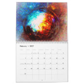 Abstracte kunst kalender (Feb 2027)