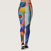 Abstracte Kunst (Kandinsky) Leggings (Achterkant)