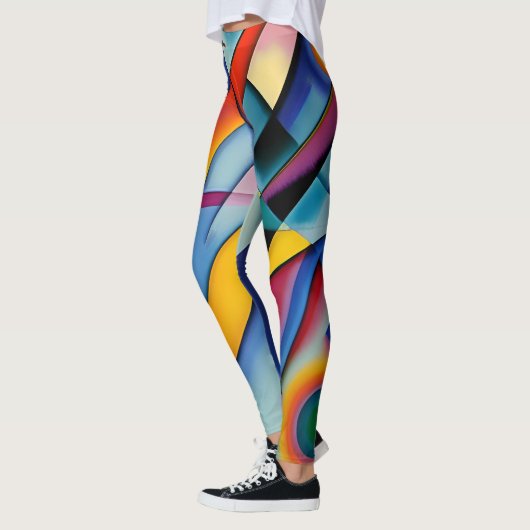 Abstracte Kunst (Kandinsky) Leggings (Links)