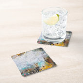 Abstracte kunst kartonnen onderzetters (Insitu)