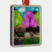 Abstracte Kunst Katoenen Candy Bomen Metalen Ornament (Rechts)