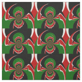 Abstracte Kunst Kenia Hakuna Matata | Vier Afrika Stof (Swatch)