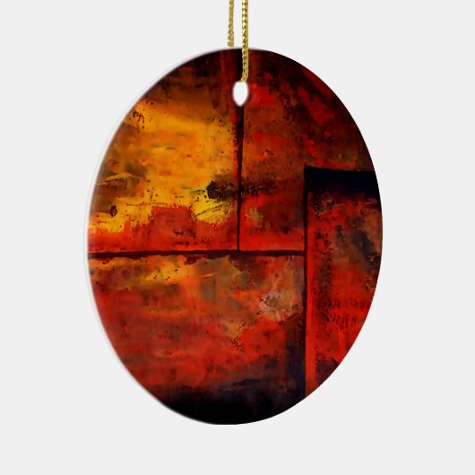 Abstracte kunst keramisch ornament (Rechts)