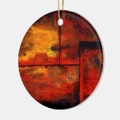 Abstracte kunst keramisch ornament (Links)