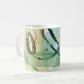 Abstracte Kunst Keramische Mok - Moderne Koffiebek (Voorkant links)