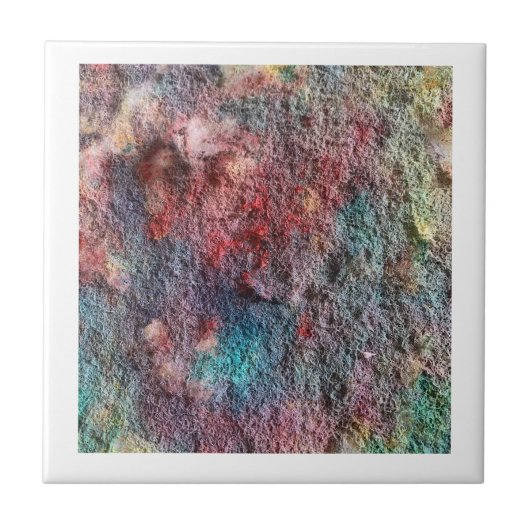 Abstracte Kunst Keramische Tegels Tegeltje (Voorkant)