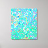 Abstracte Kunst: Kleine Zeewezens Canvas Afdruk (Voorkant)