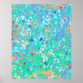 Abstracte Kunst: Kleine Zeewezens Poster (Voorkant)