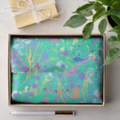 Abstracte Kunst: Kleine Zeewezens  Tissuepapier (Geschenk)