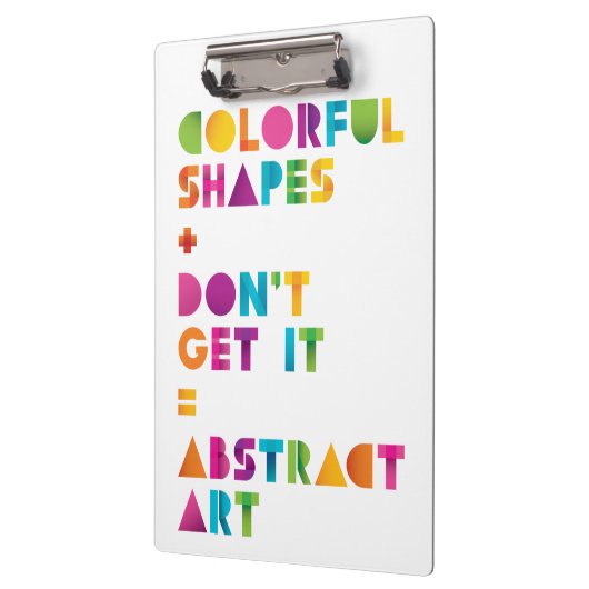 Abstracte kunst klembord (Links)