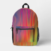 Abstracte Kunst Kleurrijk Levendig Bedrukte Rugzak (Voorkant)