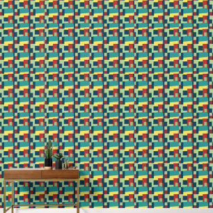 Abstracte Kunst Kleurrijke Geometrische Moderne Behang