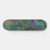 Abstracte kunst kleurrijke mystieke oceaan golven persoonlijk skateboard (Horizontaal)