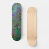 Abstracte kunst kleurrijke mystieke oceaan golven persoonlijk skateboard (Voorkant)