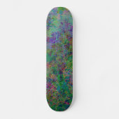 Abstracte kunst kleurrijke mystieke oceaan golven persoonlijk skateboard (Voorkant)