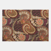  Abstracte Kunst Kleurrijke Paisley Pattern Inpakpapier Vel (Voorkant 3)