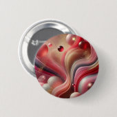 Abstracte Kunst Knopspeld Ronde Button 5,7 Cm (Voorkant /achterkant)