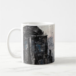 Abstracte Kunst Koffiekop Koffiemok