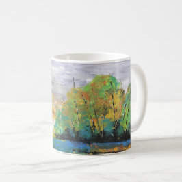 Abstracte Kunst Koffiekop Koffiemok